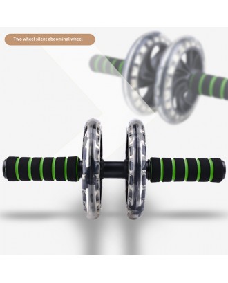 Factory Custom Hot sale  silent transparentab Wheel Exercise Equipment with kneeling pad for Home Gym Abdominal training
